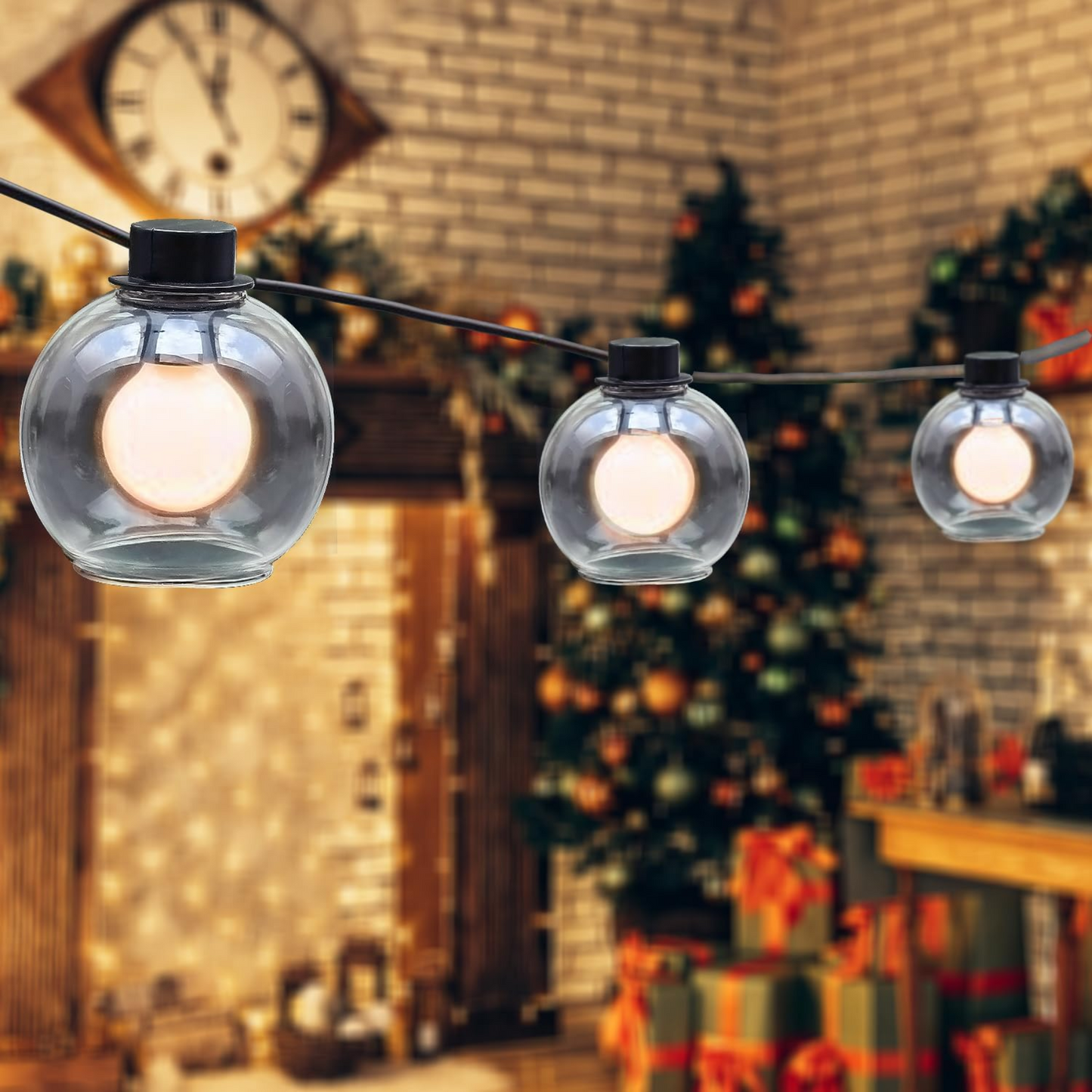 Guirnalda Luces LED Carga Solar Colgante