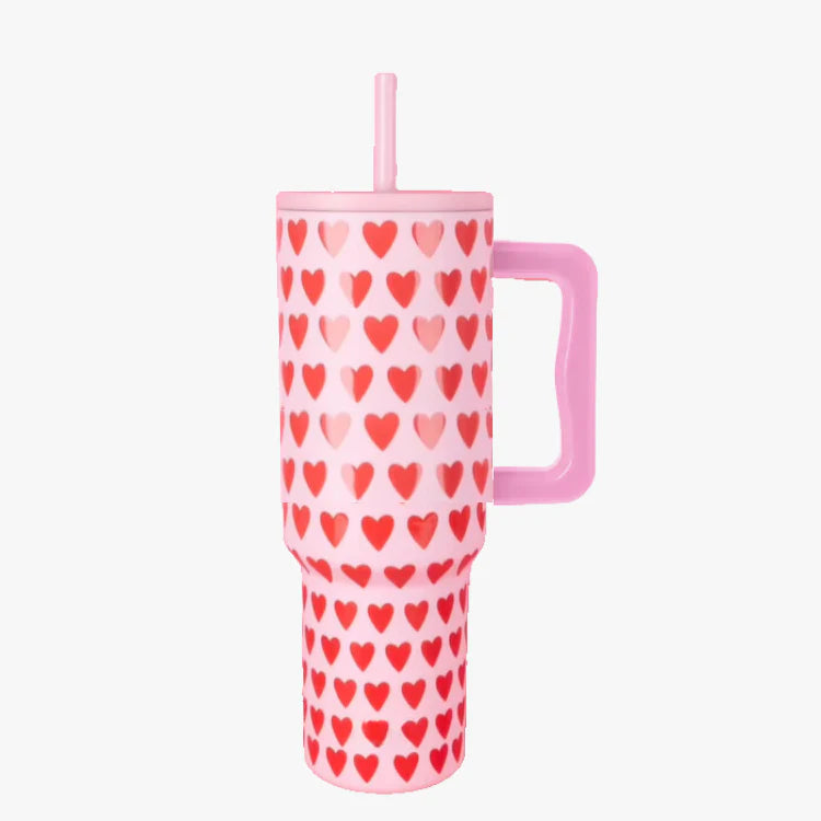 Vaso Térmico Premium 1200 ml Corazones