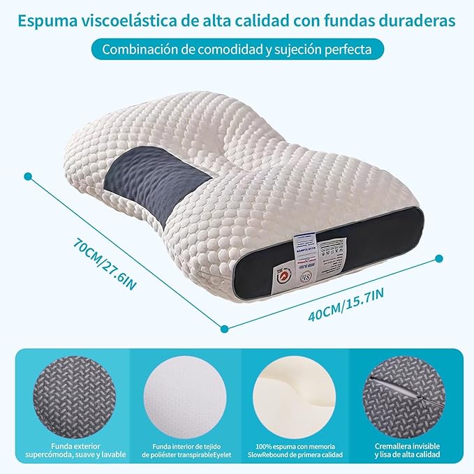 Almohada Protección Cervical Ortopédica CerComfort™